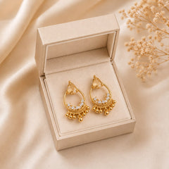 Zircon Earring-220 (Golden)