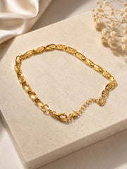 Gold Plated Bracelet-09 (Golden)