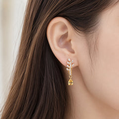 Zircon Hoop Bali-220(Golden)