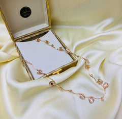 Leaf Mala-10 (Rosegold)