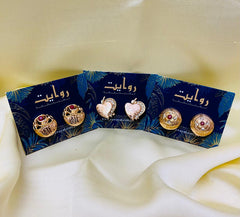 Zircon Studs-69 (Pack of 3)