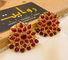 Fancy Studs-21 (Maroon)