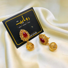 Small Jhumky-01 (Maroon)