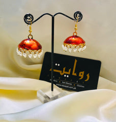 Dandi Jhumky-36(Metallic Red)