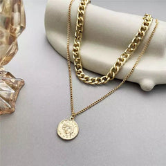 Two Layer Pendant (Rosegold)