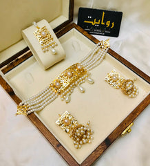 Hyderabadi Choker Set-25 (Pearl)