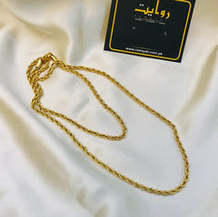 Gold Chain-23 Rassa Chain For Unisex (60 cm)