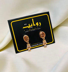 Zircon Studs-52 (Golden)