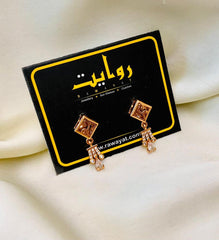 Zircon Studs-55 (Golden)