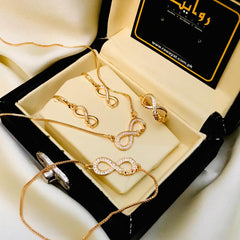 Zircon Necklace-16 (Infinity)