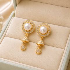 Zircon Hoop Bali-215 (Pearl)