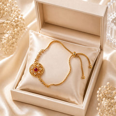 Adjustable Bracelet-263 (Maroon)