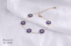 Stainless Steel Bracelet-09 (Blue)