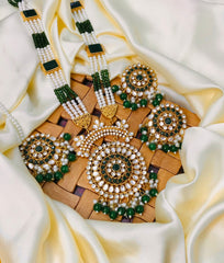Kundan Mala Set-02 (Green)