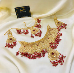 Paroi Necklace-02 (Maroon)