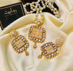 Maya Locket Set (Pearl)