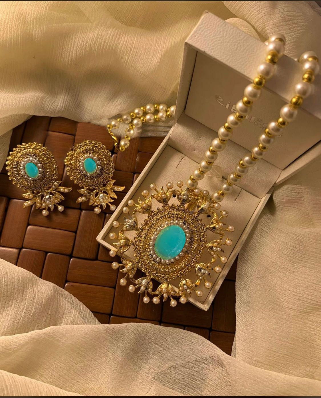 HANINA Locket Set (Mint Green)