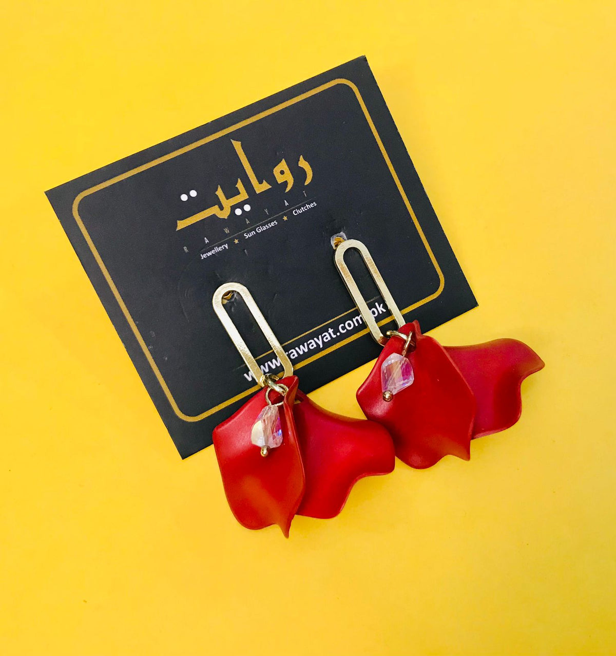 Fancy Earring-279 (Red)