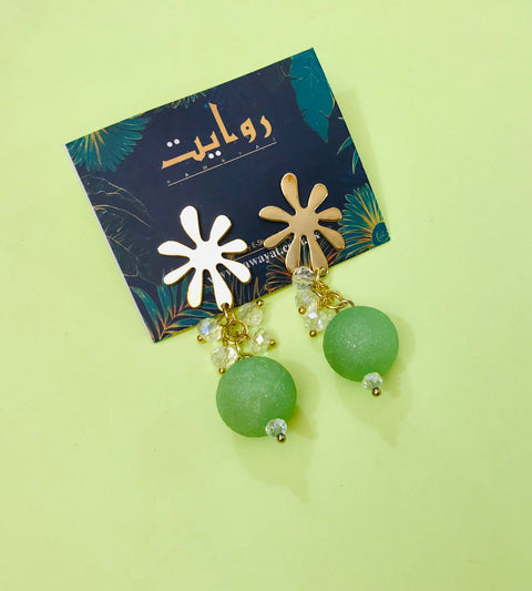 Fancy Earring-267 (Green)