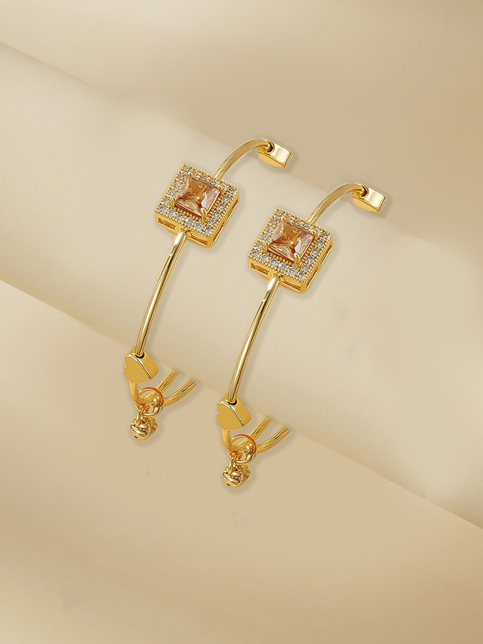 Adjustable Adult Bangle-71 (Golden)
