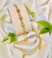 Adjustable Bracelet-206 (Golden)