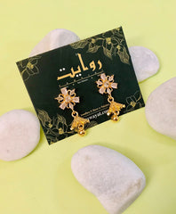 Zircon Earring-103 (Peach)