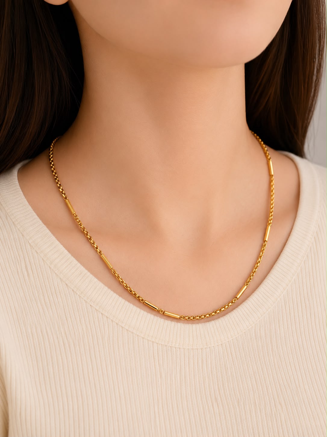 Gold Chain-144 (Golden)