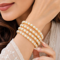 Crystal Bangles (Pearl)