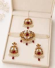 Turkish Chokker Set-02 (Maroon)