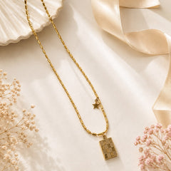 Stainless Pendant-12 (Golden)