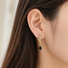 Zircon Hoop Bali-220(Black)