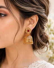 Fancy Jhumka-95 (Maroon)