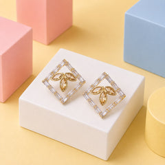 Zircon Earring-173 (Golden)