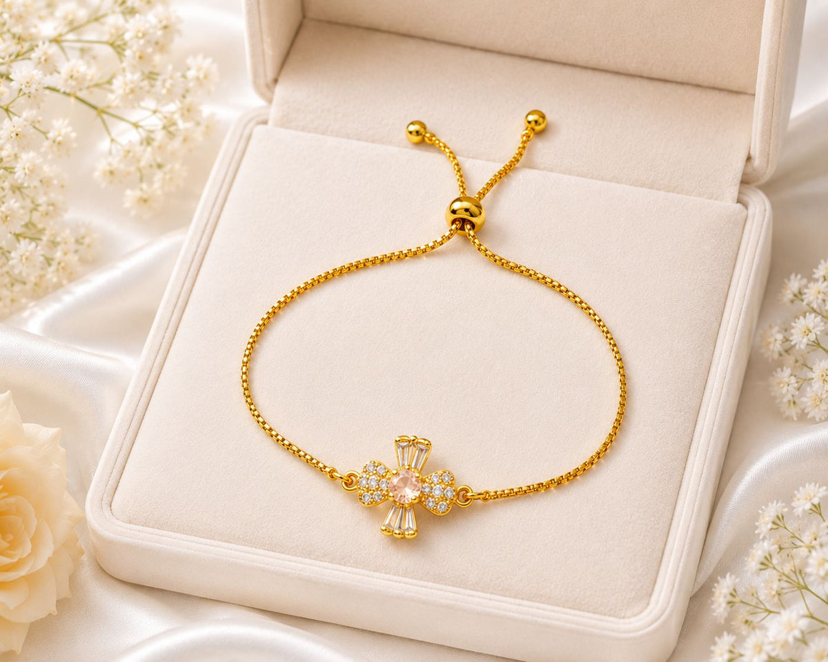 Adjustable Bracelet-264 (Golden)