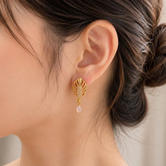 Zircon Hoop Bali-219(Pink)