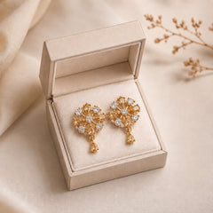 Zircon Earring-219 (Golden)