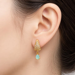 Zircon Hoop Bali-221(Blue)