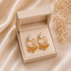 Zircon Earring-220 (White)