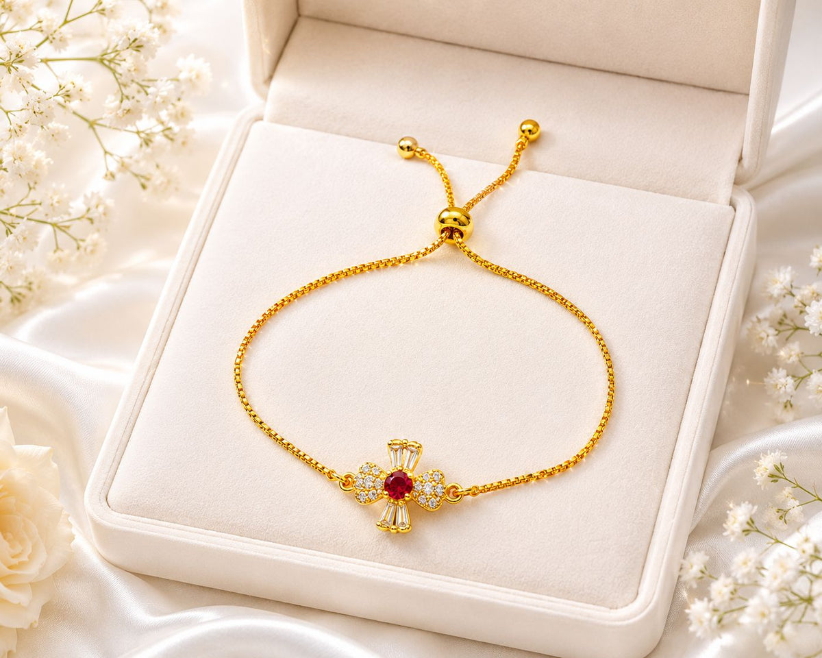 Adjustable Bracelet-262 (Maroon)