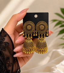 Oxidized Jhumka-100 (Golden)