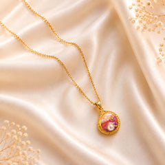 Stainless Steel Resin Pendant-04