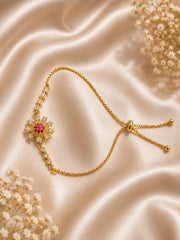 Adjustable Bracelet-260 (Maroon)