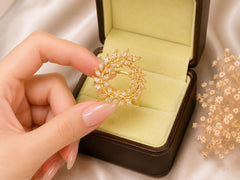 Zircon Ring-354 (Golden)