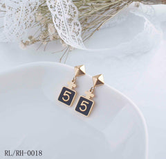 Stainless Steel Earring-03 (Black)