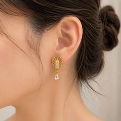 Zircon Hoop Bali-219(White)
