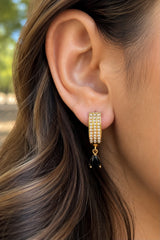 Zircon Hoop Bali-223 (Black)