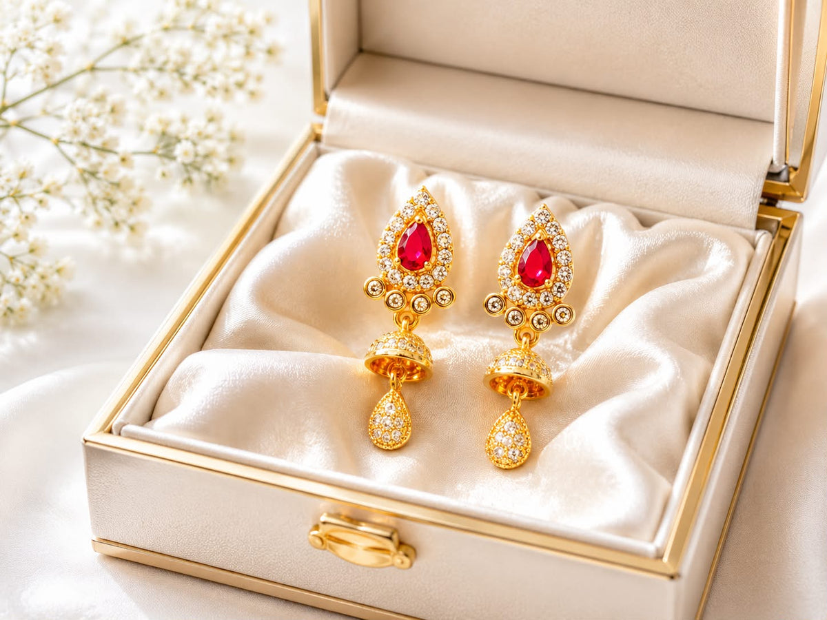 Fancy Jhumki-98 (Red)