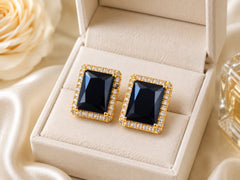 Zircon Fancy Studs-210(Black)