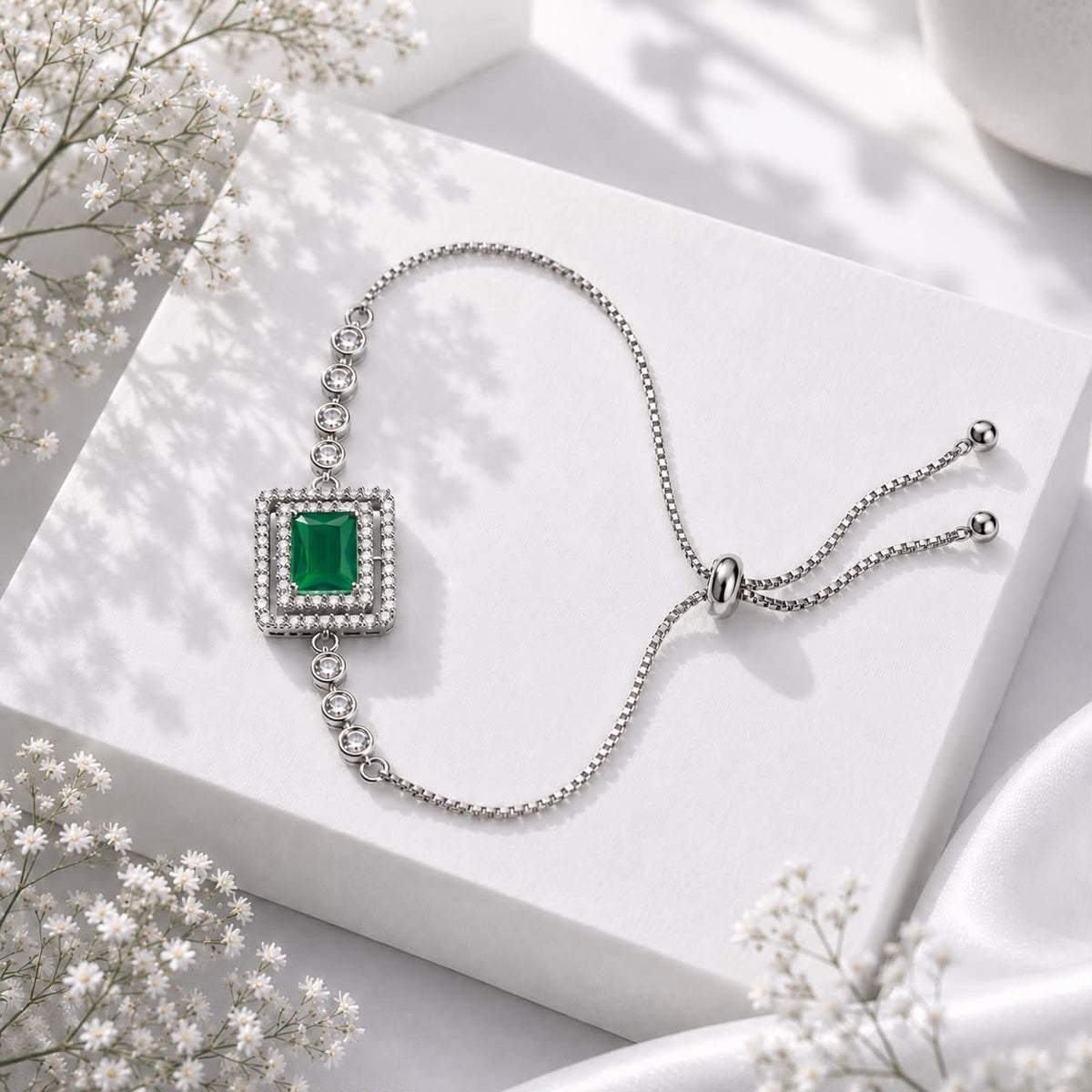 Adjustable Bracelet-259 (Green)