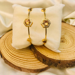 Adjustable Adult Bangle-80 (Golden)